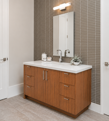 Single sink vanity