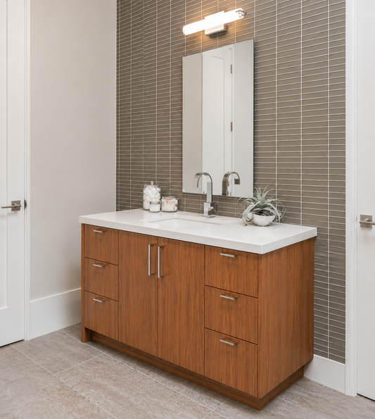 Single sink vanity