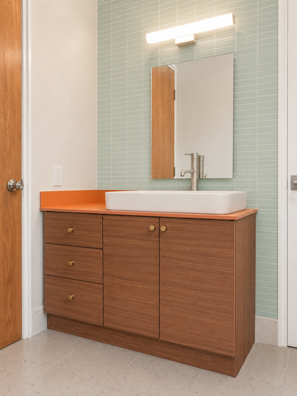 Single sink vanity