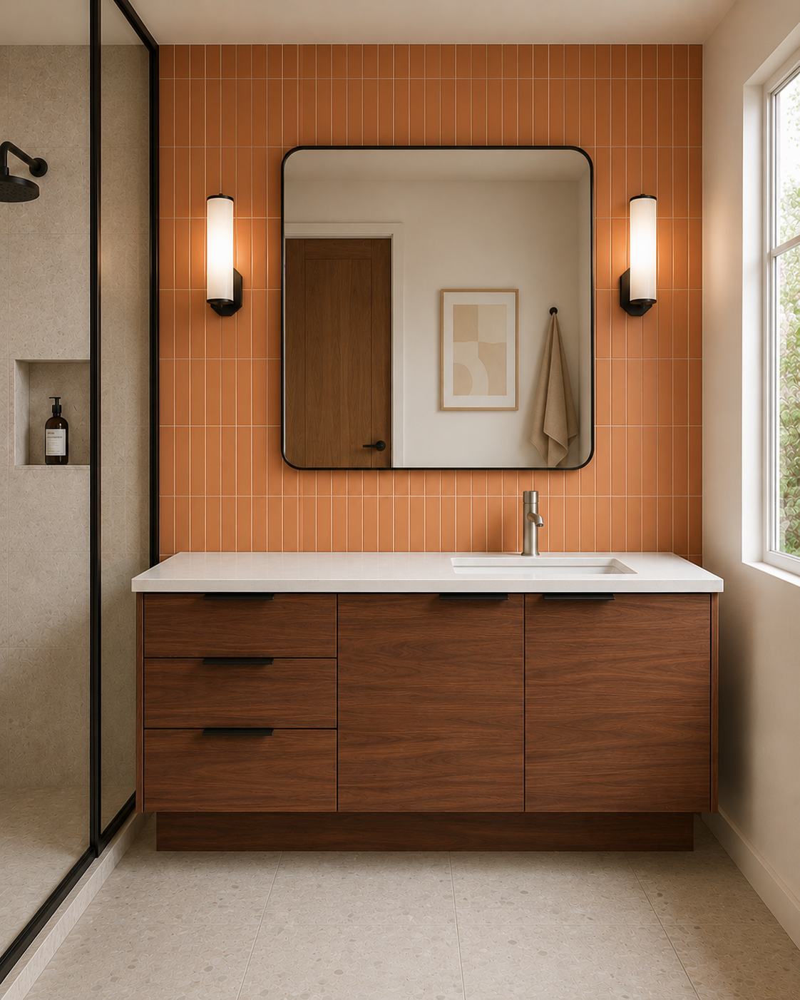 Single sink vanity