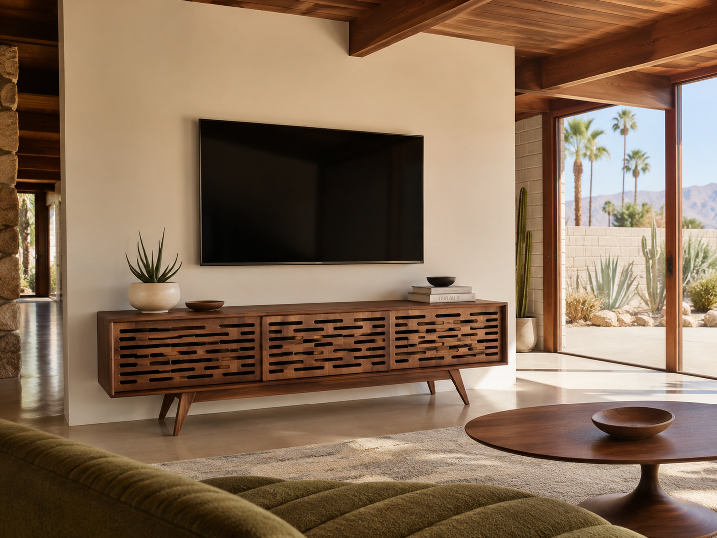 LCD credenza