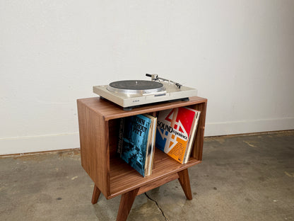 Handcrafted Walnut Record Console | Ready to Ship
