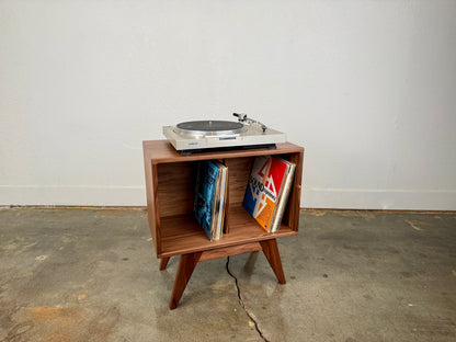 Handcrafted Walnut Record Console | Ready to Ship