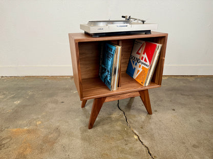Handcrafted Walnut Record Console | Ready to Ship