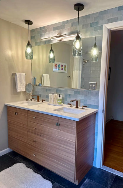Base double sink vanity